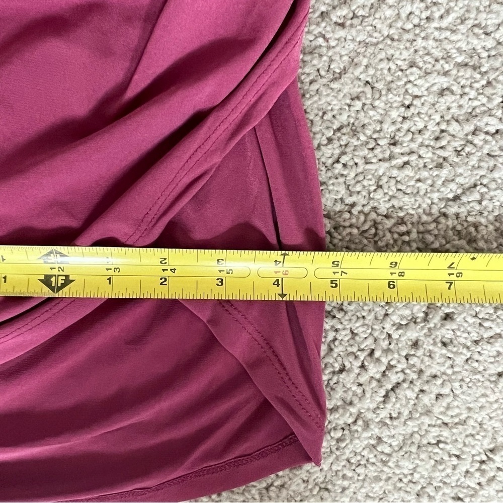 Nwt-Bcbgmaxazria Asymmetric Knit Maxi Dresssize M Color-Violet Quartz - Picture 11 of 13
